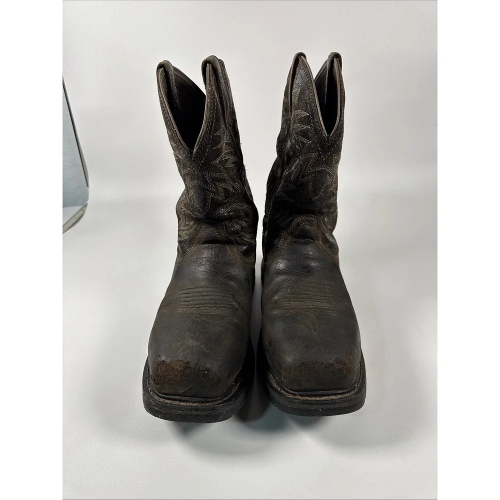 Ariat Workhog Met Guard Safety Boots Brown US M9.5 EE Brown Comp Toe